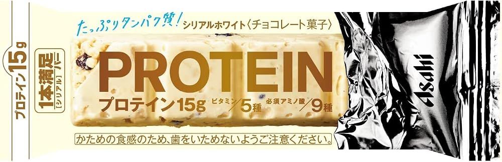 アサヒグループ食品 1本満足バー プロテインホワイト 72本