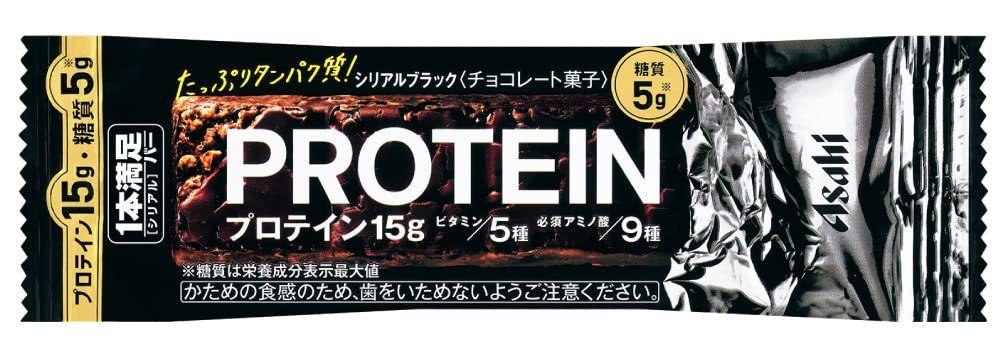 アサヒグループ食品 1本満足バープロテインブラック 72本 SSJM-058410