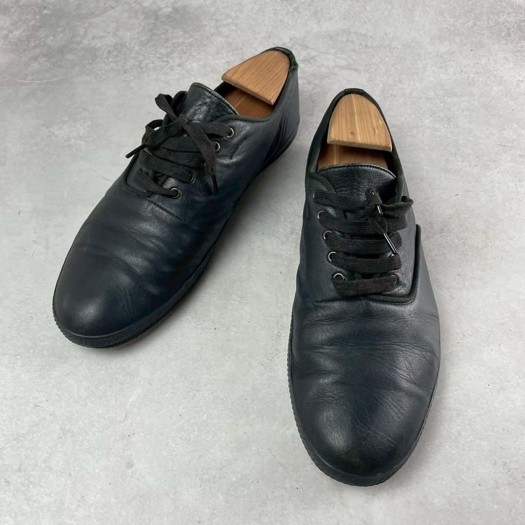 ISSEY MIYAKE MEN sneaker leather Black