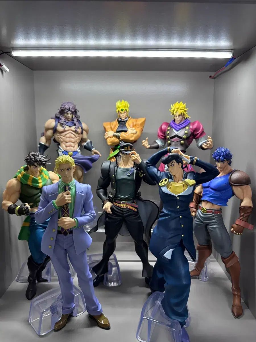 未開封 ジョジョ ウール mometria フィギュア 8種 まとめ
