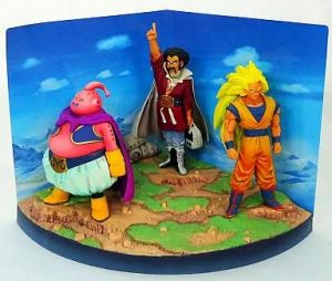 フィギュア ドラゴンボールZジオラマフィギュアセット VOL.3（悟空・サタン・魔人ブウ）「ドラゴンボールZ」DVD購入特典【10日以内発送】
