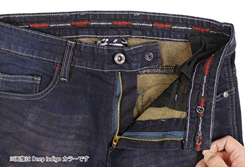 コミネ(KOMINE) バイク用 パンツ ジーンズ ブラック XL WJ-732R 春夏秋向け プロテクター CE規格レベル2 ストレッチ素材pms cad2757f