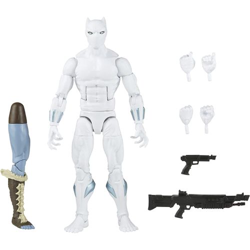 ハズブロ MARVEL(マーベル)レジェンド ブラックパンサー Haru（ハルト）ジェラゼ (白 ウルフ) フィギュア