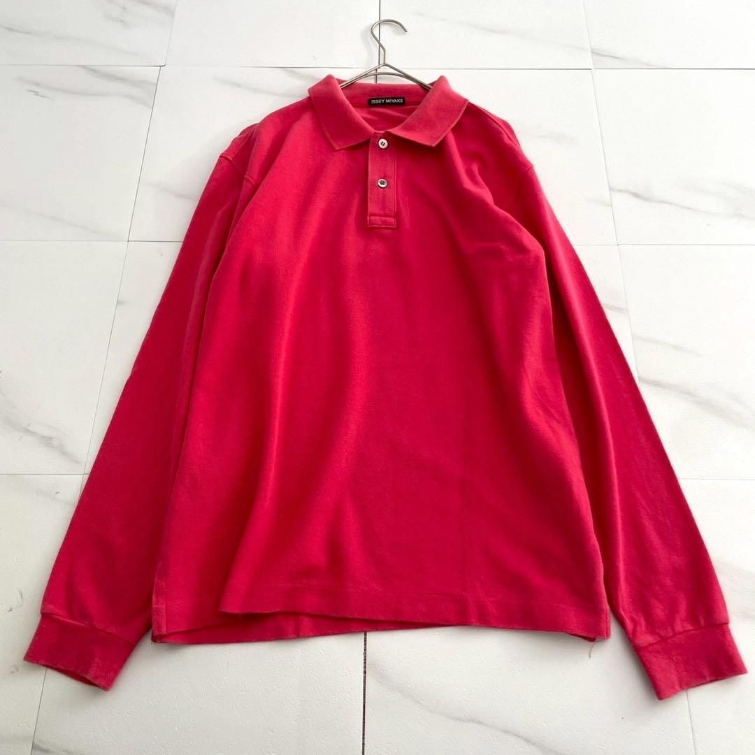 92SS ISSEY MIYAKE MEN polo shirt pink