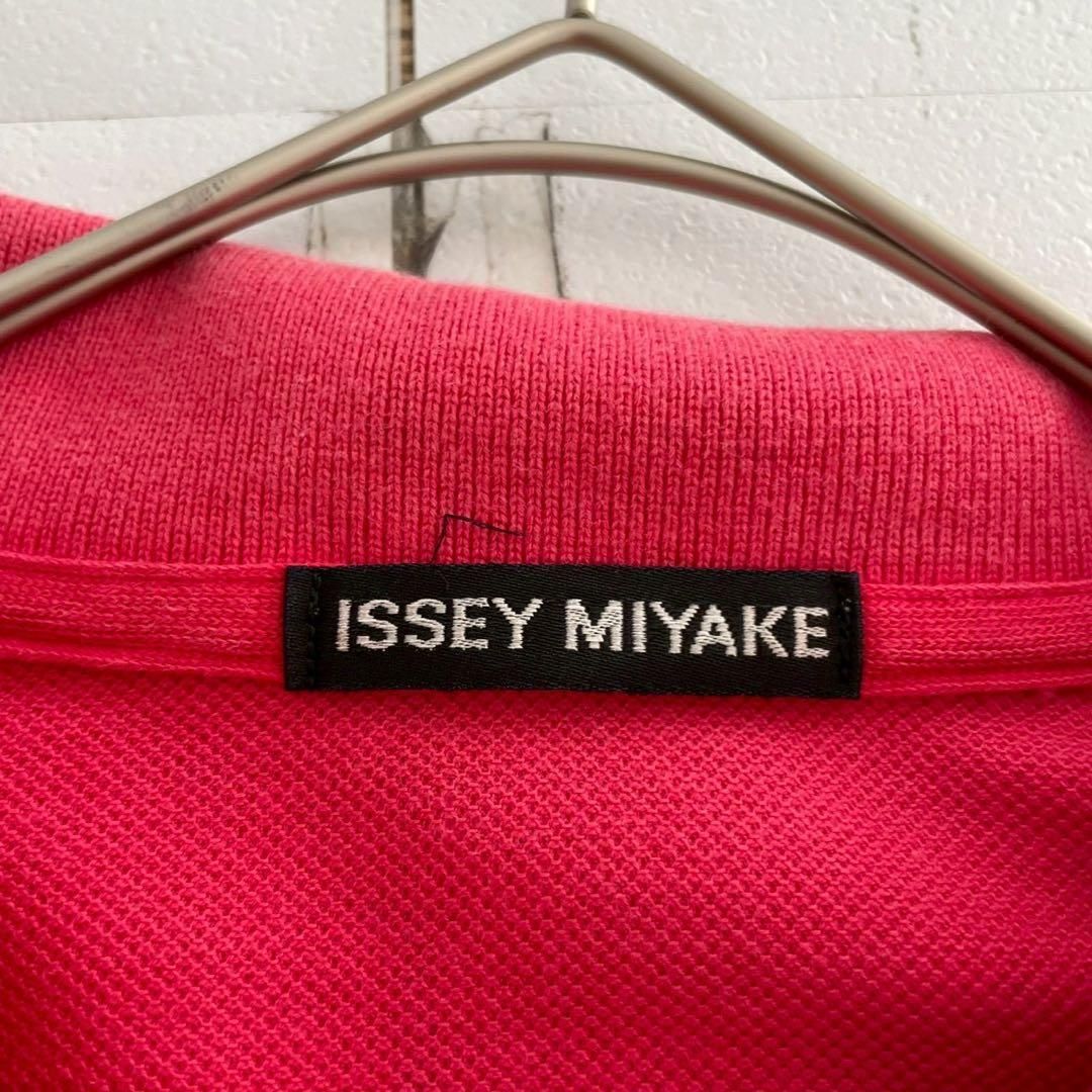 ポロシャツ 92SS ISSEY MIYAKE MEN polo shirt pink 92SS ISSEY MIYAKE MEN polo shirt pink
