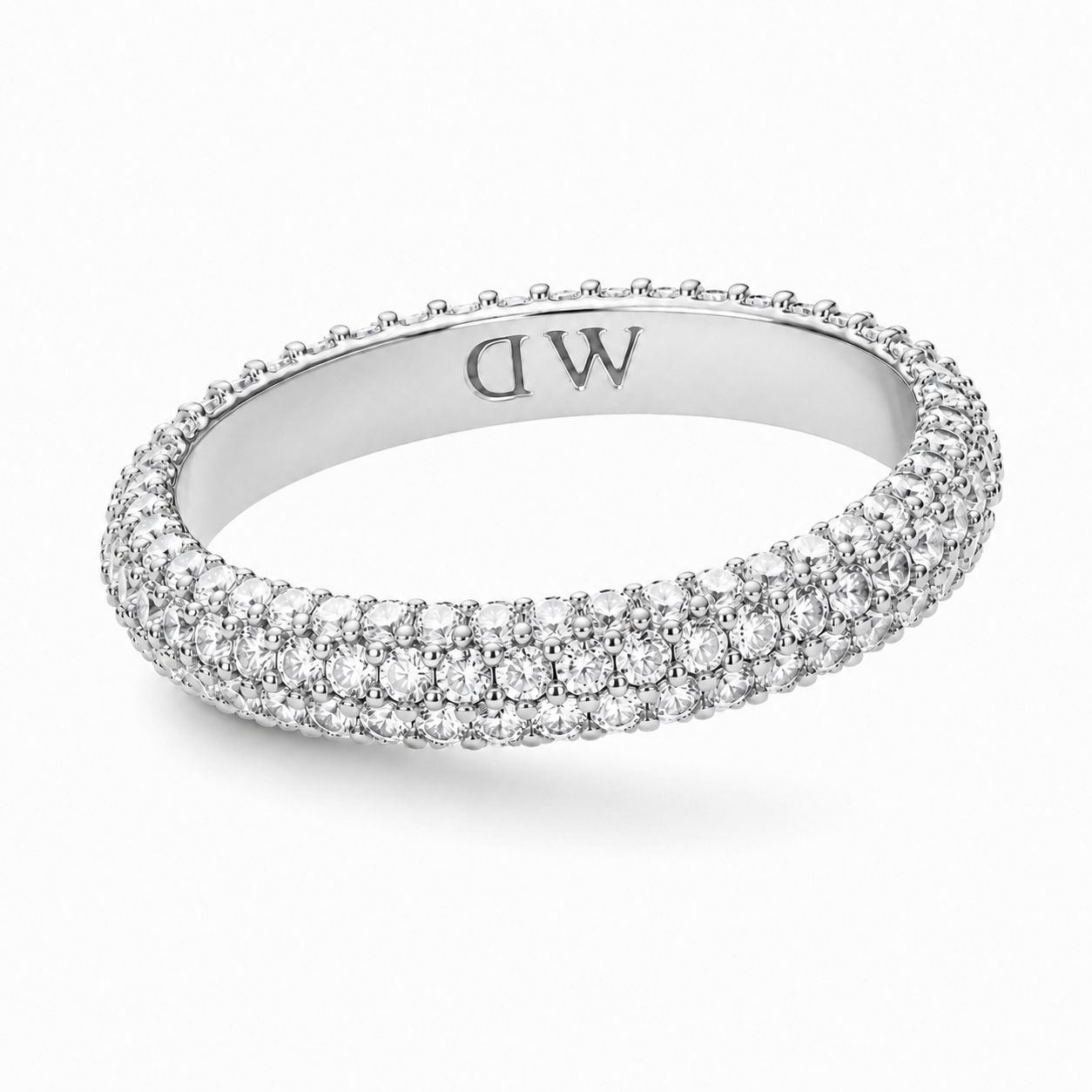 【ギフト対応可】ダニエルウェリントン DANIEL WELLINGTON リング PAV Crystal Ring Silver ジュエリー レディース シルバー 高級感 上品 アクセサリー 人気 ブランド おしゃれ 誕生日 記念 プレゼント ギフト 送料無料
