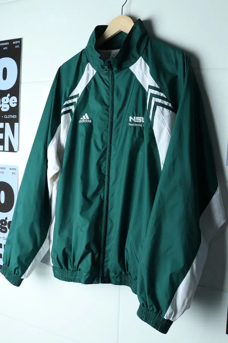 (L-2XL) adidas アディダス ジップアップ ウィンドブレーカー アウター ジャケット 90S年代-H34005
