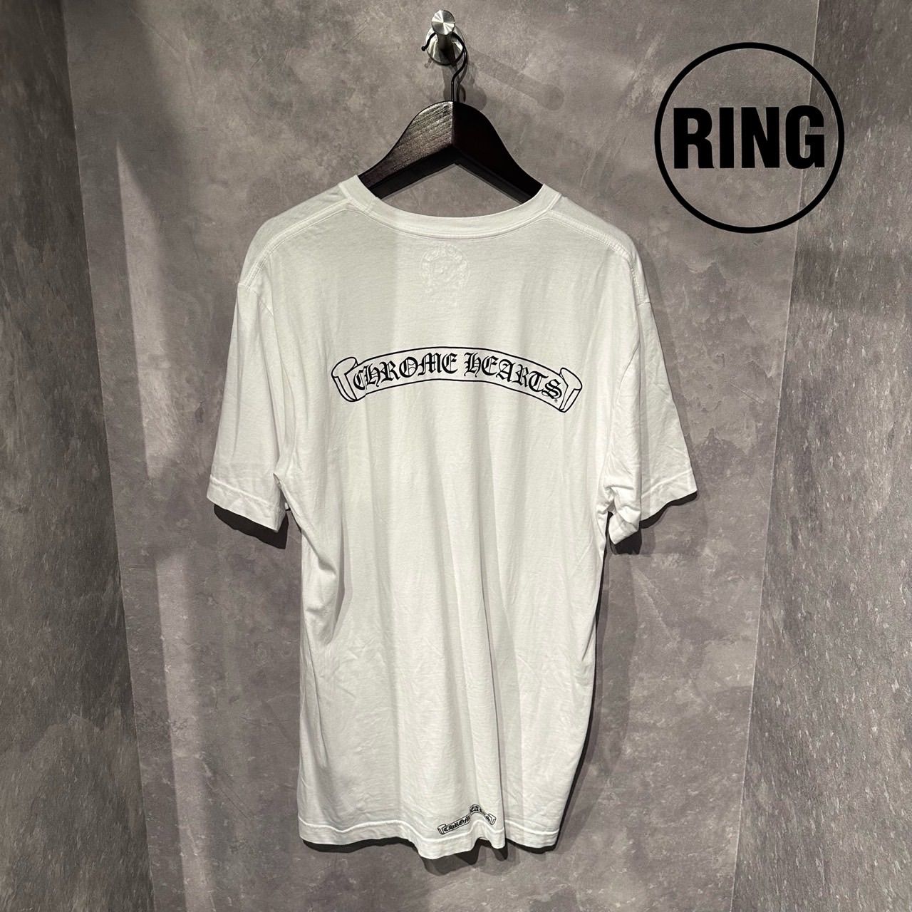 Chrome Hearts Scroll Labels S/S Tee WHT