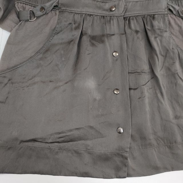 COMPTOIR DES COTONNIERS 半袖 コットン シルク 切り替え ワンピース