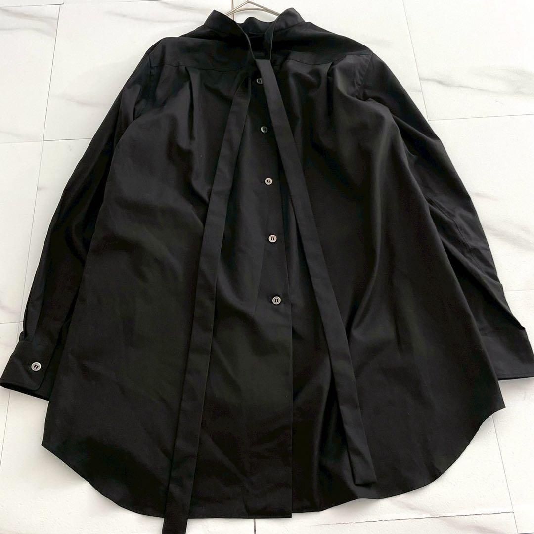 21SS COMME des GARCONS Bow tie shirt BLK