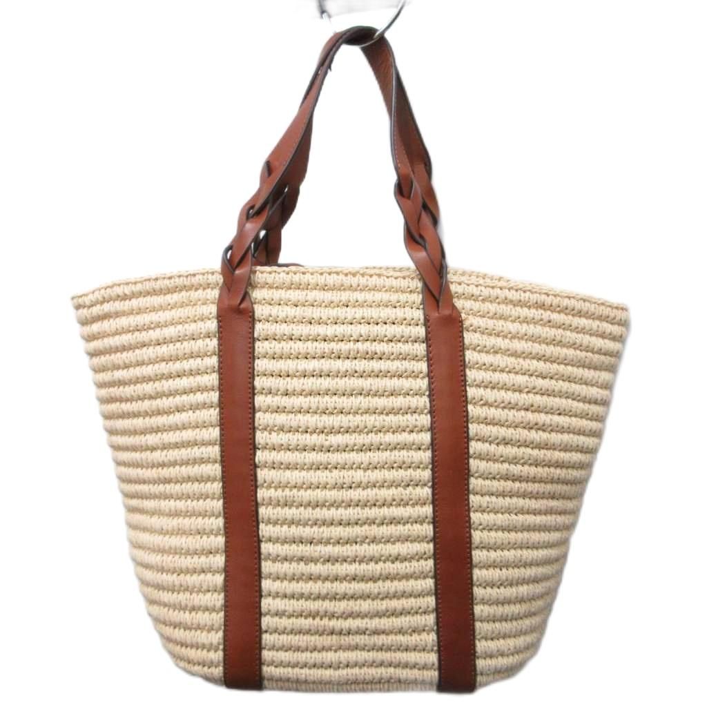 LAUREN RALPH LAUREN カゴバック　ストロー トートバッグ ローレンラルフローレン LAUREN RALPH LAUREN カゴバッグ ストロー