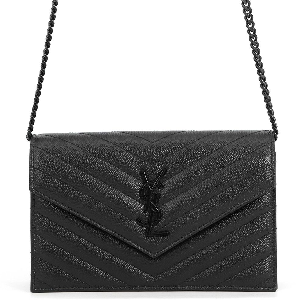 サンローランパリ チェーンウォレット カサンドラ レザー 695108 SAINT LAURENT PARIS 財布 黒 101,310円