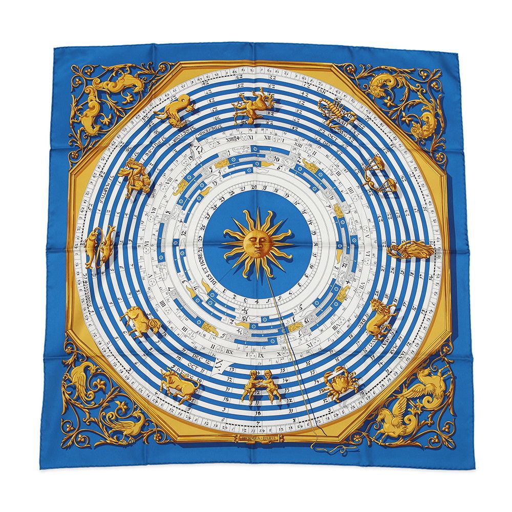 エルメス スカーフ カレ90 占星術 Astrologie forever シルク HERMES 2023春夏