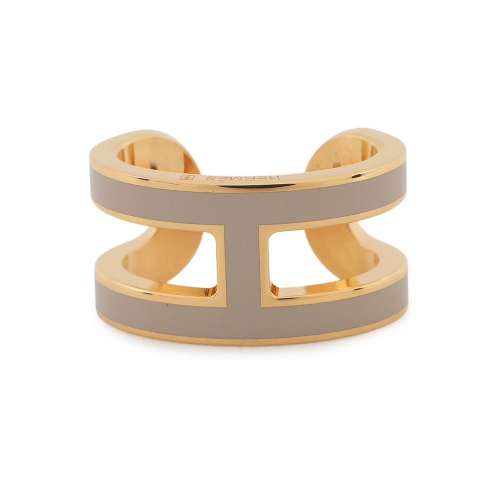 エルメス イヤーカフ ポップH ポップアッシュ マロングラッセ/ゴールド金具 HERMES アクセサリー 40,170円