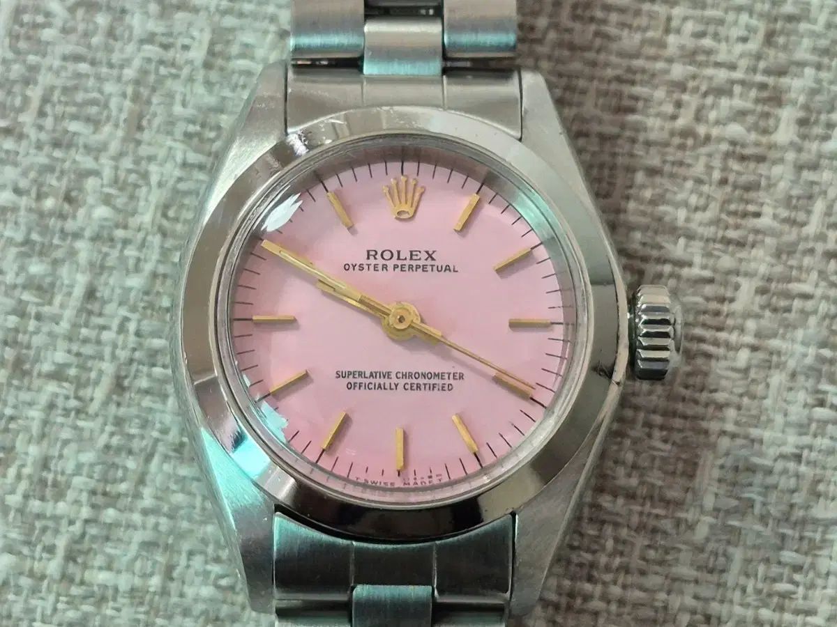 ロレックス オイスターパーペチュアル ピンク レディ26mm