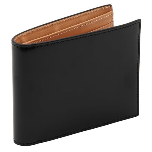 [ゴルベ] コードバン 財布 純札 メンズ (ブラック)ｍａ