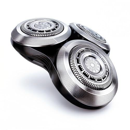 SH90/80/70交換用ロータリーヘッド、Philips Norelco シリーズ 7000/8000/9000 に対応、新バージョン交換用シェーバーヘッド ? シリーズ S7000/S8000/S9000 用 ダブル精密刃搭載 (1個入り 301ad9c0