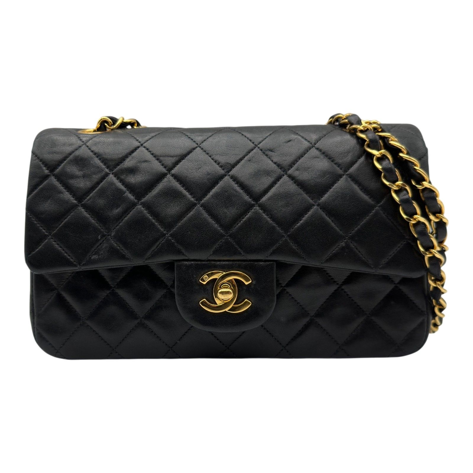 シャネル CHANEL マトラッセ23 A01113 4番台 ブラック ゴールド金具 ラムスキン レディース ショルダーバッグ