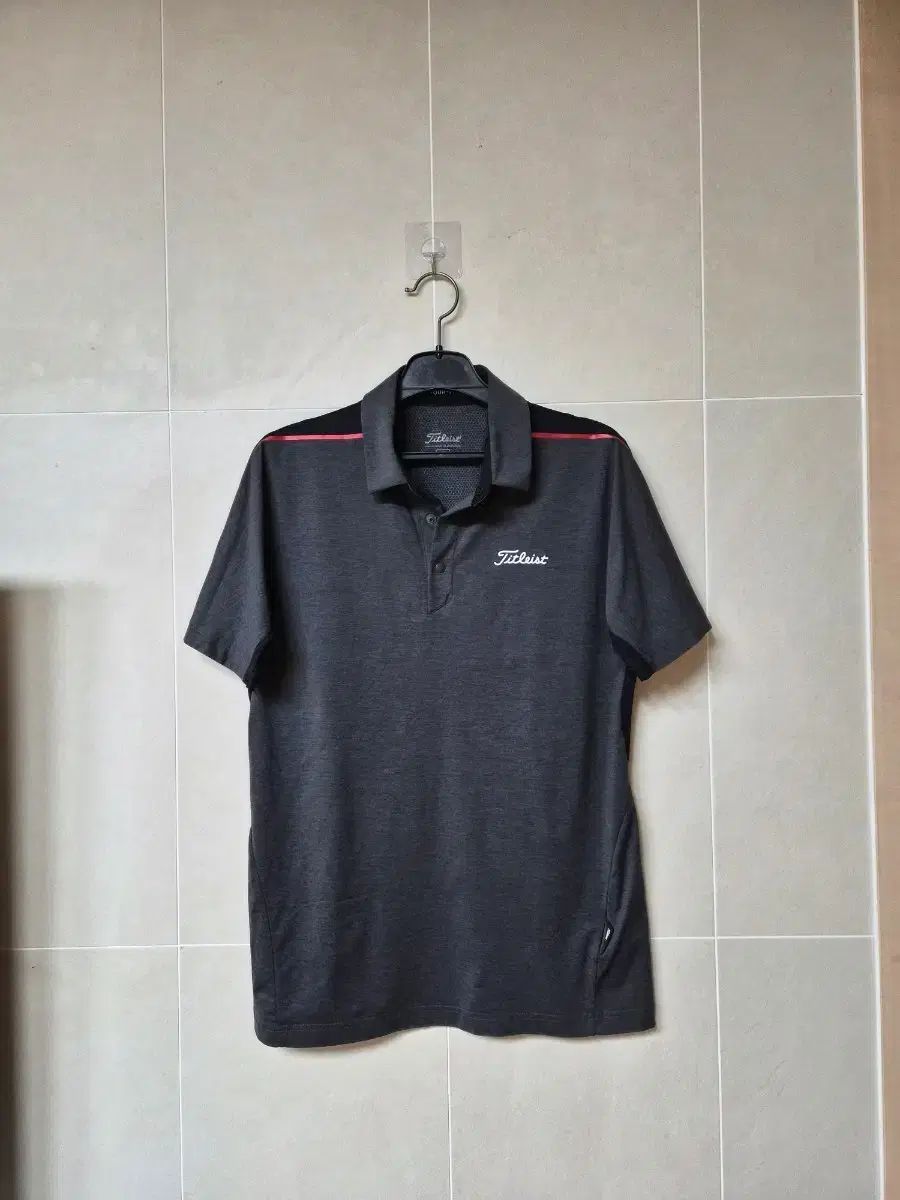 Titleist（タイトリスト） ゴルフウェア 半袖 カラーTシャツ チャコール 95