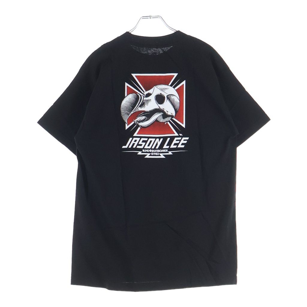 NO BRAND (ノーブランド) 【BLIND ブラインド】HERITAGE JASON LEE DODO HALK SKULL TEE ヘリテージ ジェイソンリー ホーク スカルプリント クルーネック 半袖Tシャツ カットソー