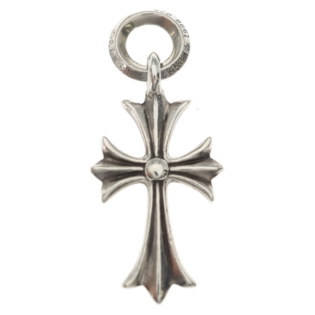 CHROME HEARTS (クロムハーツ) TINY CH CROSS タイニーCHクロス チャーム ネックレストップ シルバー BCA382