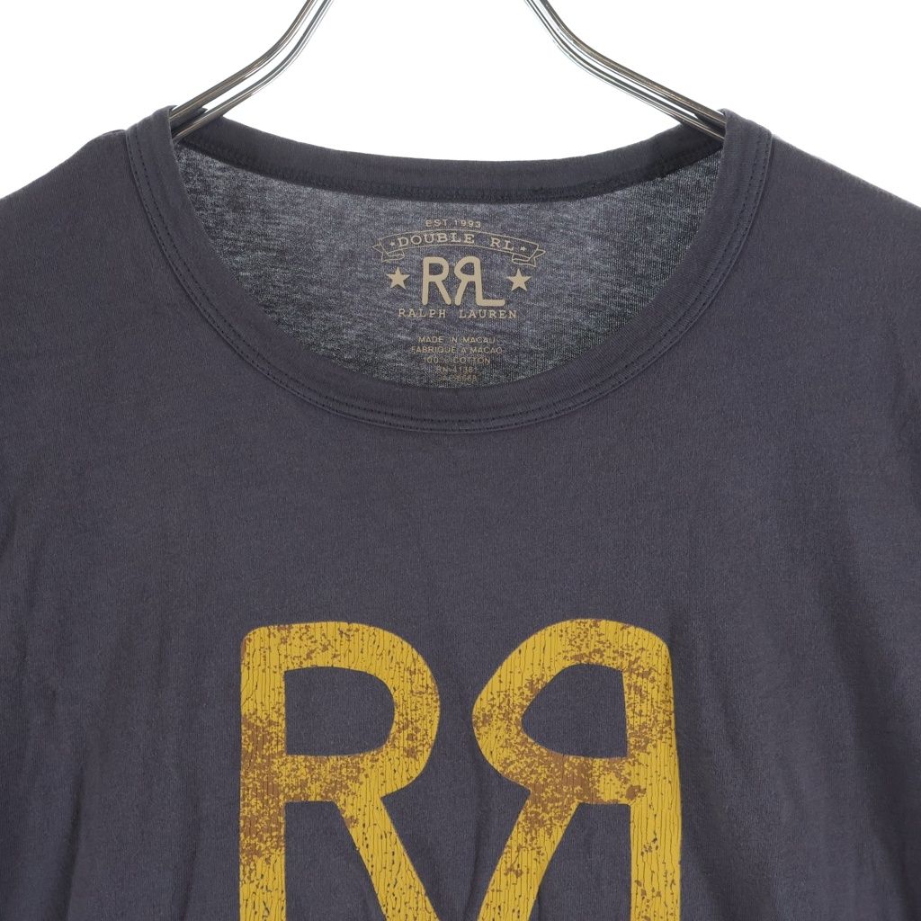 RRL (ダブルアールエル) Ranch Logo Tee Charcoal 半袖Tシャツ グレー