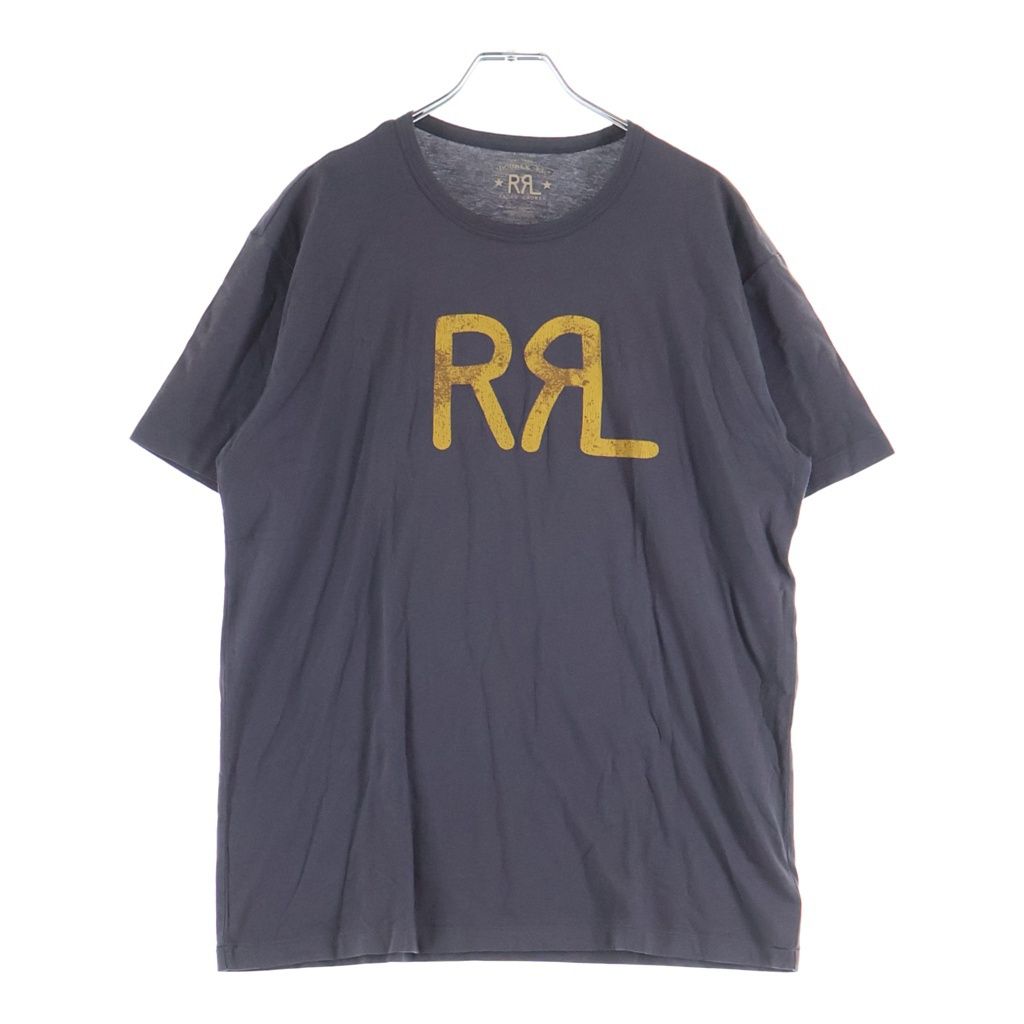 RRL (ダブルアールエル) Ranch Logo Tee Charcoal 半袖Tシャツ グレー