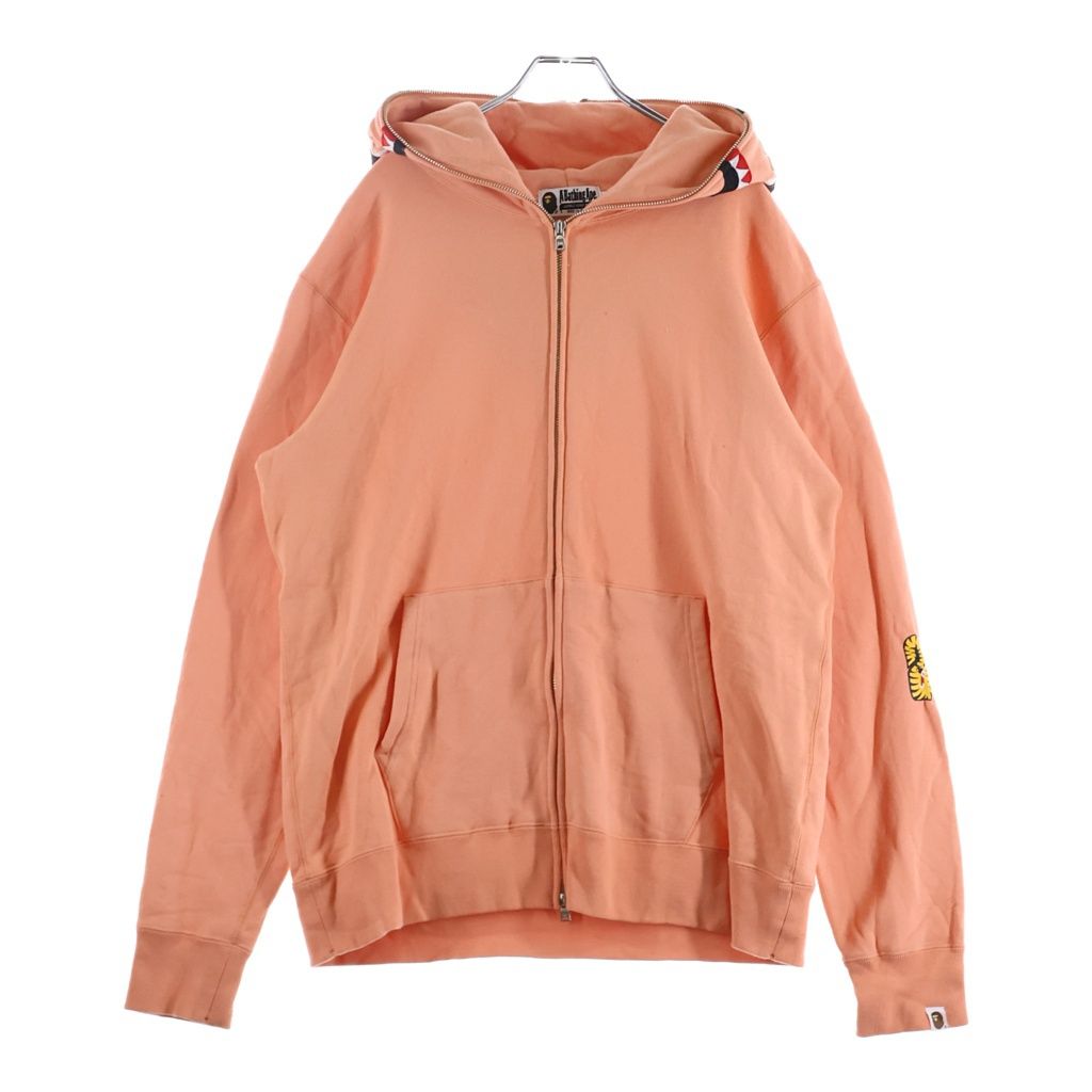 A BATHING APE (アベイシングエイプ) PONR 2nd Shark Full Zip Hoodie シャーク フルジップ プルオーバースウェットパーカー フーディ ピンク 001ZPH301015X 17,864円
