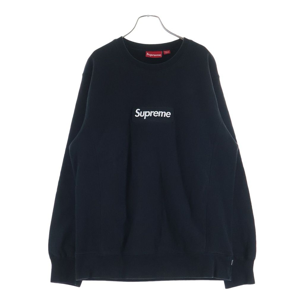 SUPREME (シュプリーム) 18AW Box Logo Crewneck ボックスロゴ クルーネックスウェットトレーナー ブラック
