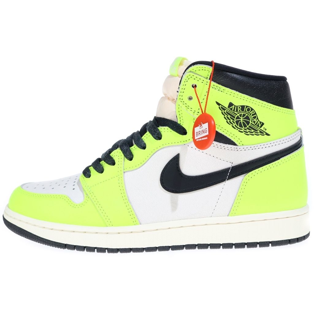 NIKE (ナイキ) Air Jordan 1 High OG Volt Visionaire エアジョーダン1 ハイ OG ボルト ヴィジョネア ハイカットスニーカー US9.5/27.5cm イエロー 555088-702