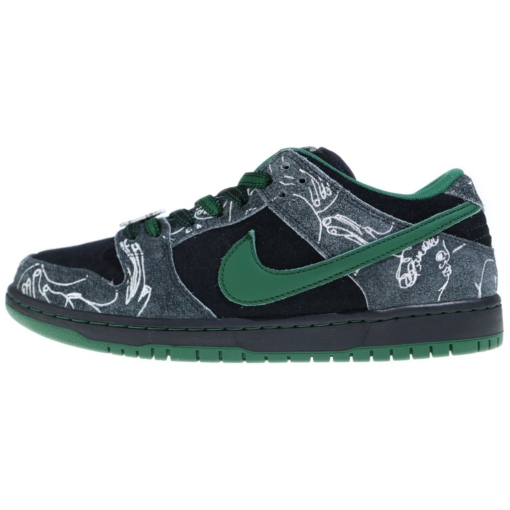 NIKE SB (ナイキエスビー) ×There Skateboards DUNK LOW PRO HF7743-001 ゼアスケートボード ローカットスニーカー グリーン/ブラック US10.5/28.5cm