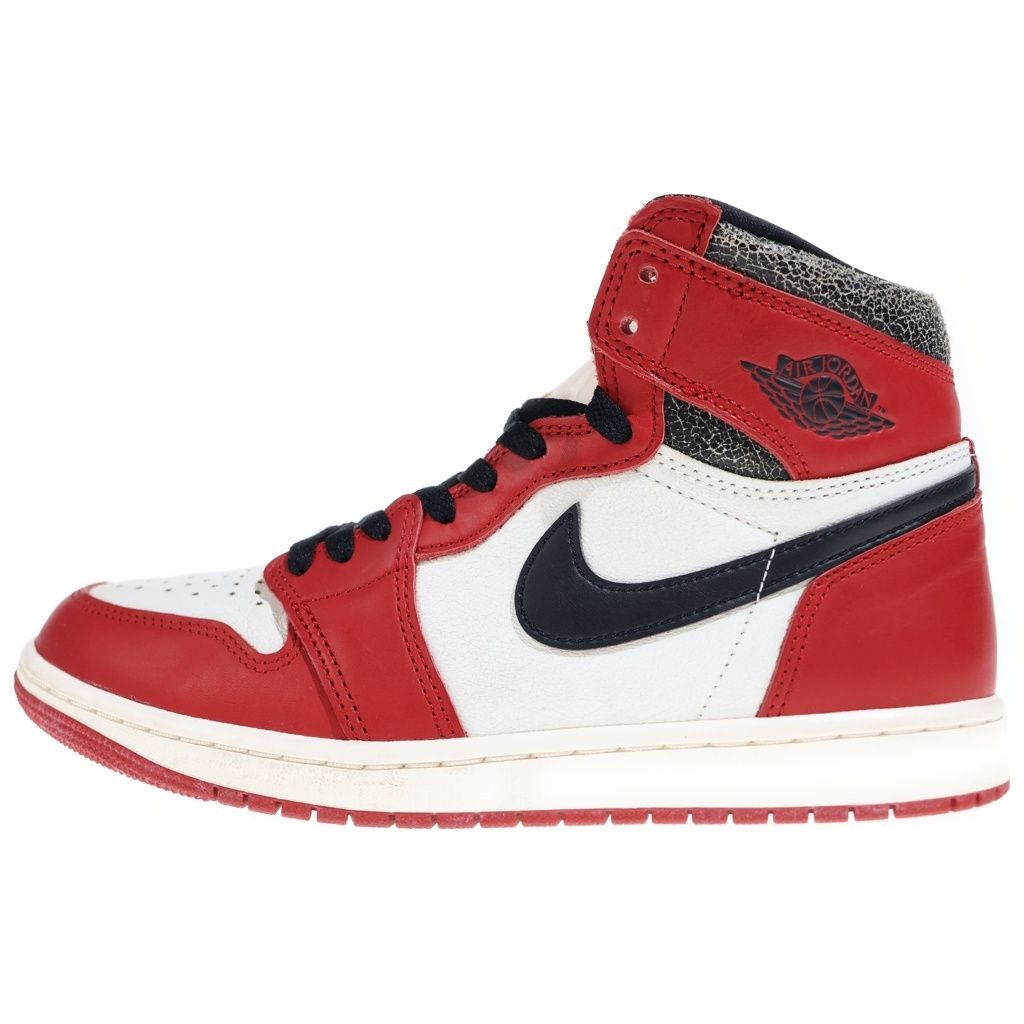 NIKE (ナイキ) AIR JORDAN 1 HIGH OG DZ5485-612 エアジョーダン1 ロスト&ファウンド シカゴ ハイカットスニーカー ホワイト/レッド US8.5/26.5cm