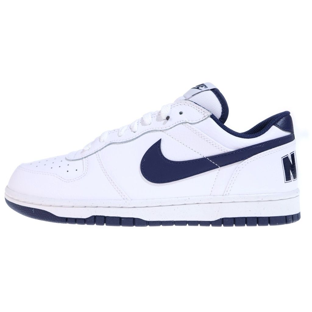 NIKE (ナイキ) BIG NIKE LOW 355152-140 ビッグナイキ ローカットスニーカー ホワイト/ネイビー US10/28cm