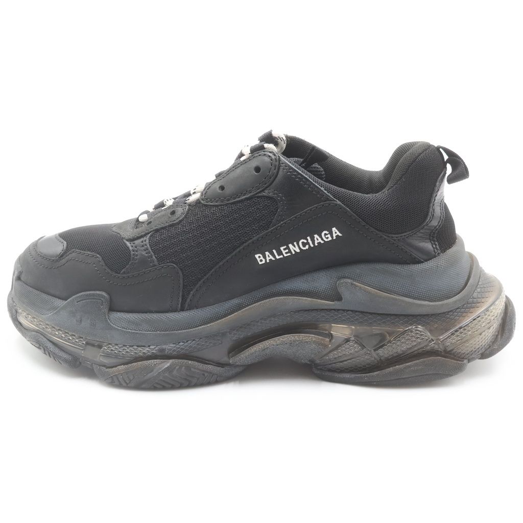 BALENCIAGA (バレンシアガ) TRIPLE S トリプルエス クリアソールダッドローカットスニーカー ブラック 541624