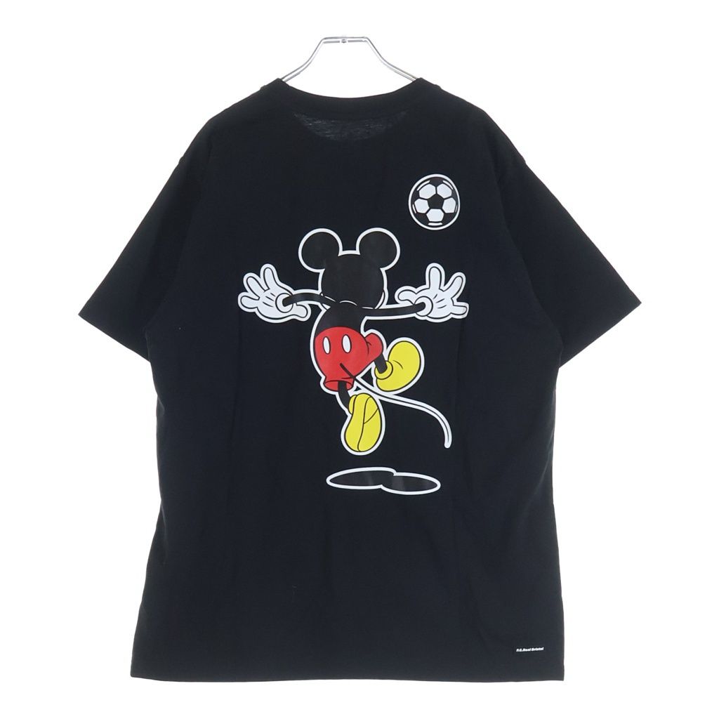 F.C.R.B. (エフシーアールビー) 22SS ×Disney DISPEN EMBLEM POCKET TEE ディズニー エンブレムポケット 半袖Tシャツ カットソー ブラック FCRB-220142