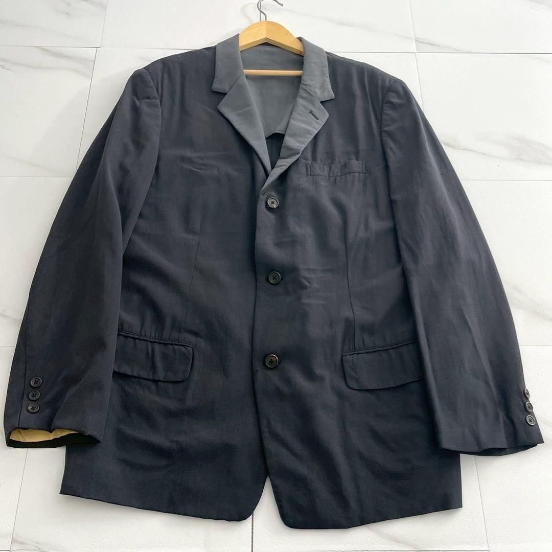 Y's for men Jacket panel wool Black 4