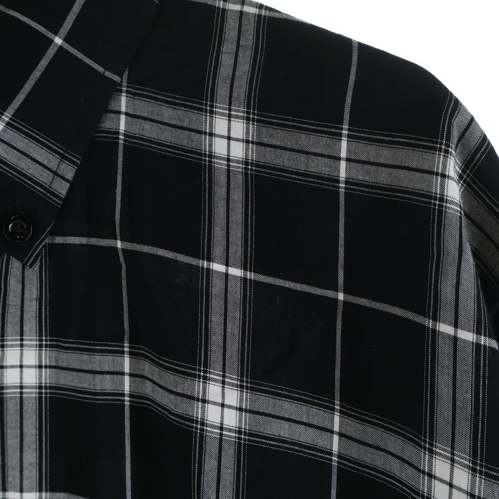BALENCIAGA (バレンシアガ) Back Logo Check L/S Shirt バックロゴ