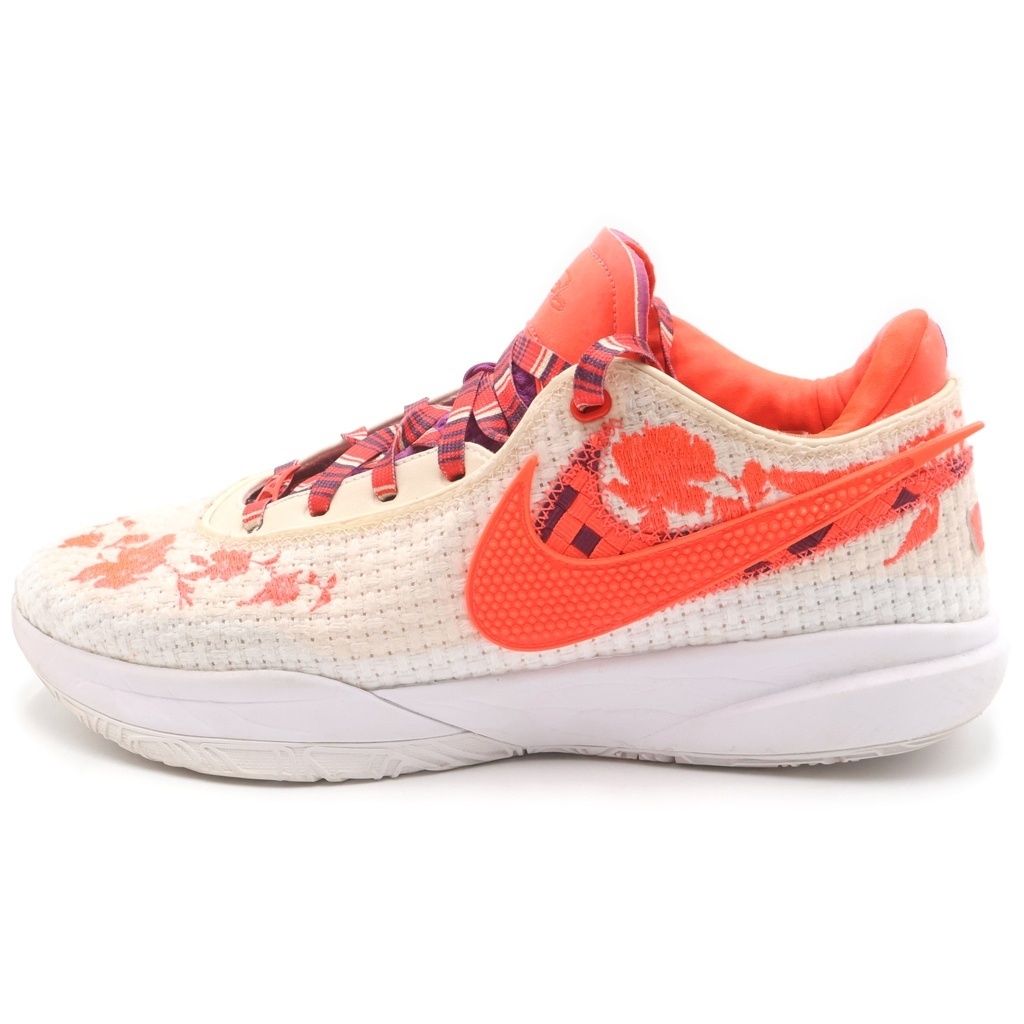 NIKE (ナイキ) ×MIMI PLANGE LEBRON 20 PRM ミミプランジ レブロン20 バスケットシューズ ホワイト/オレンジUS10.5/28.5cm FJ0724-801
