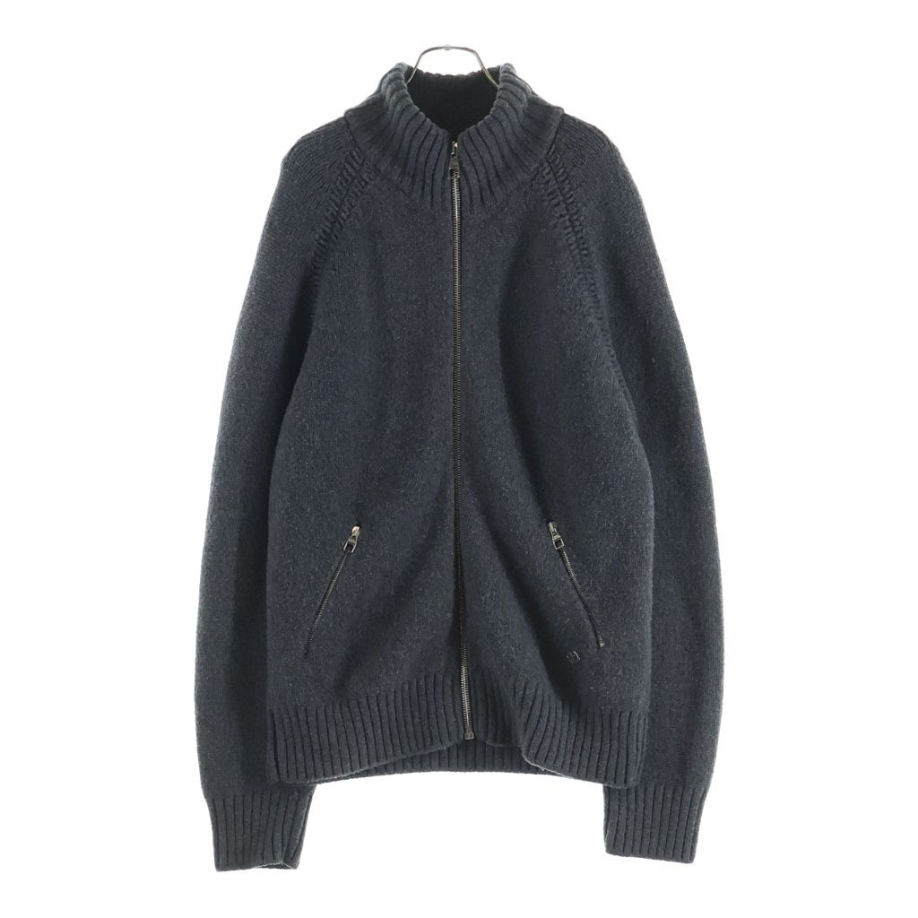 LOUIS VUITTON (ルイヴィトン) ウールニット ジップアップブルゾン グレー RM162M OCO HAN15W