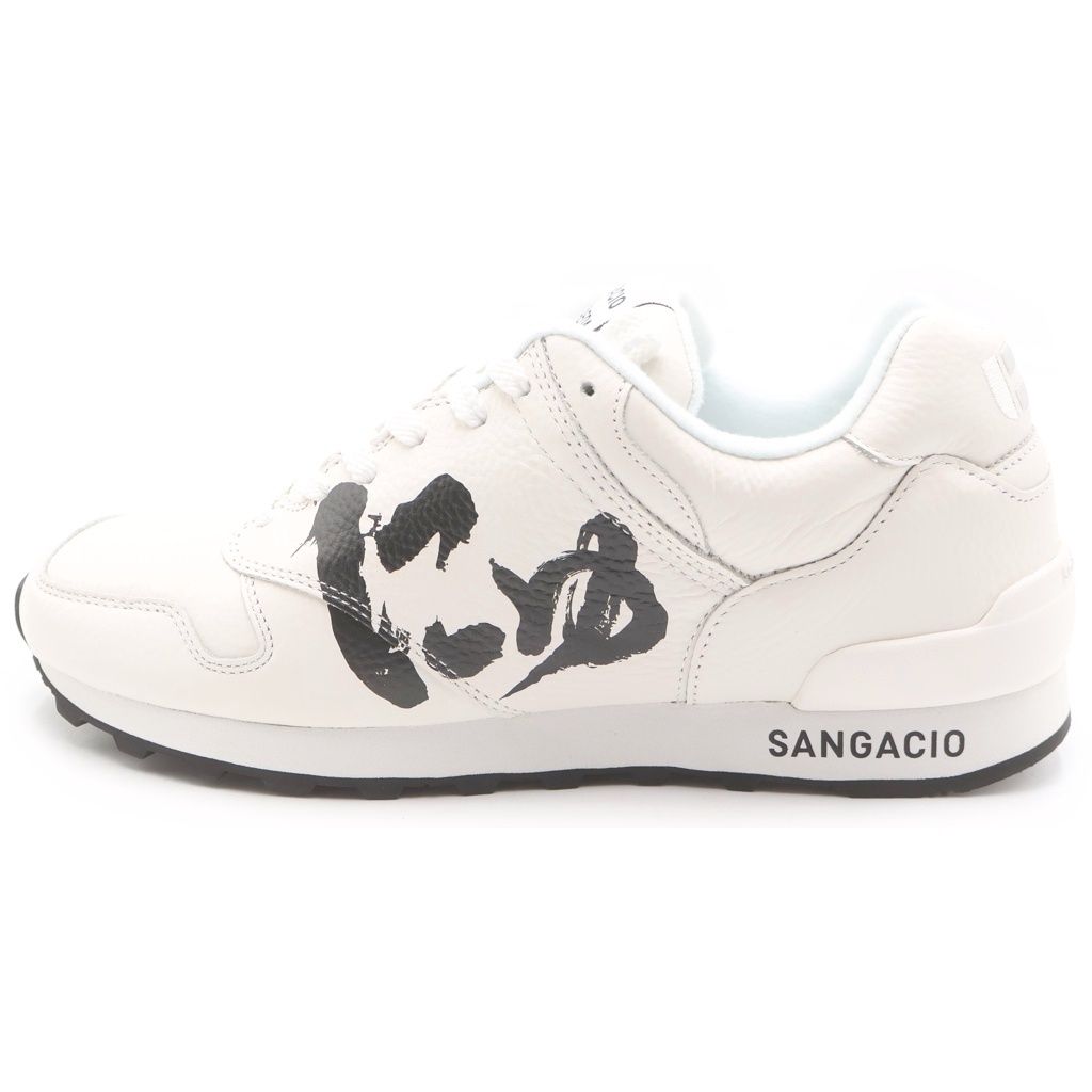 Sangacio (サンガッチョ) SHODO SHIRO にゅ～ず ショドー シロ レザーローカットスニーカー ホワイト US7.5/25.5cmスニーカー