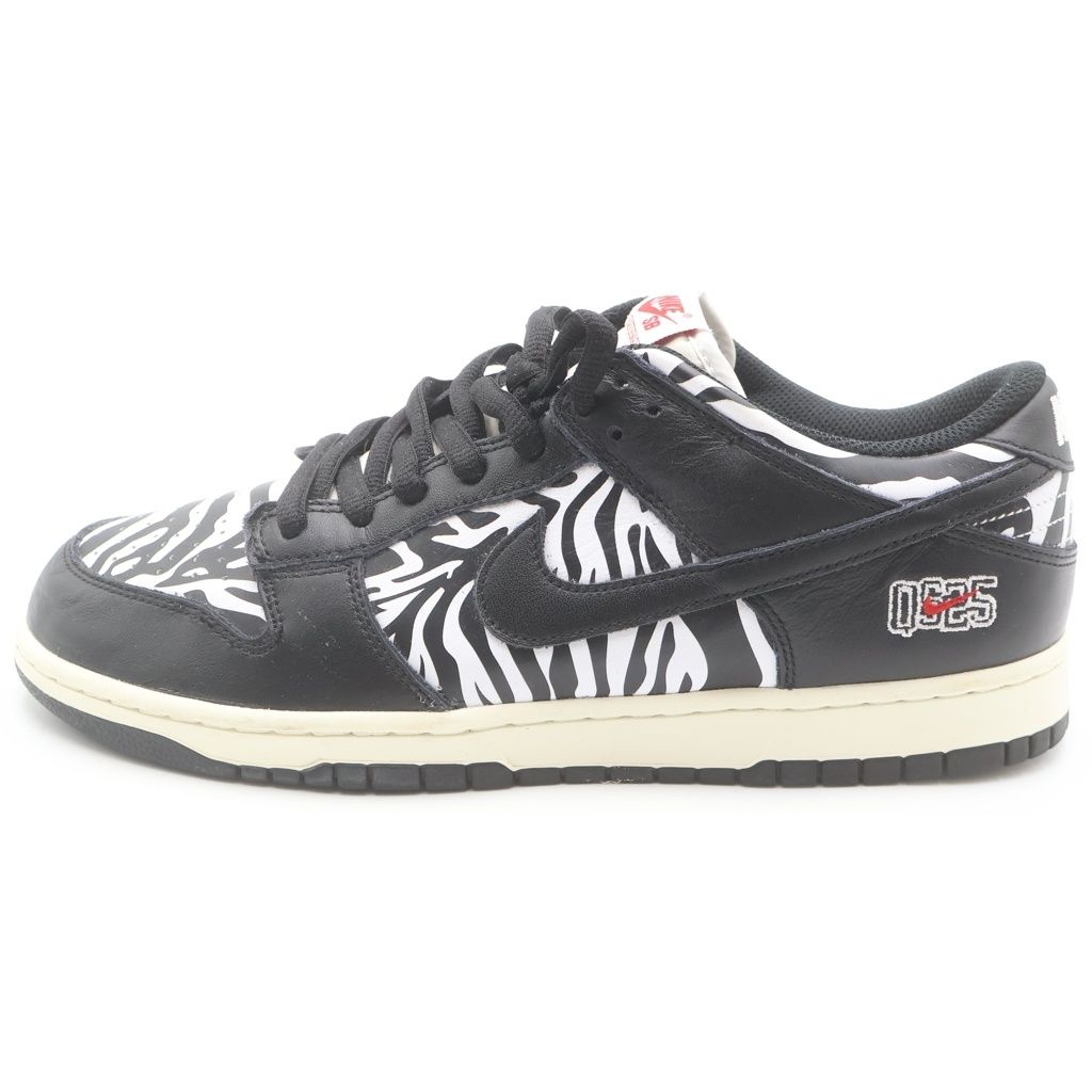 NIKE SB (ナイキエスビー) ×QUARTER SNACKS DUNK LOW ZEBRA CAKE クウォータースナックス ダンク ゼブラケーキ ローカットスニーカー ブラック/ホワイト US11/29cm DM3510-001