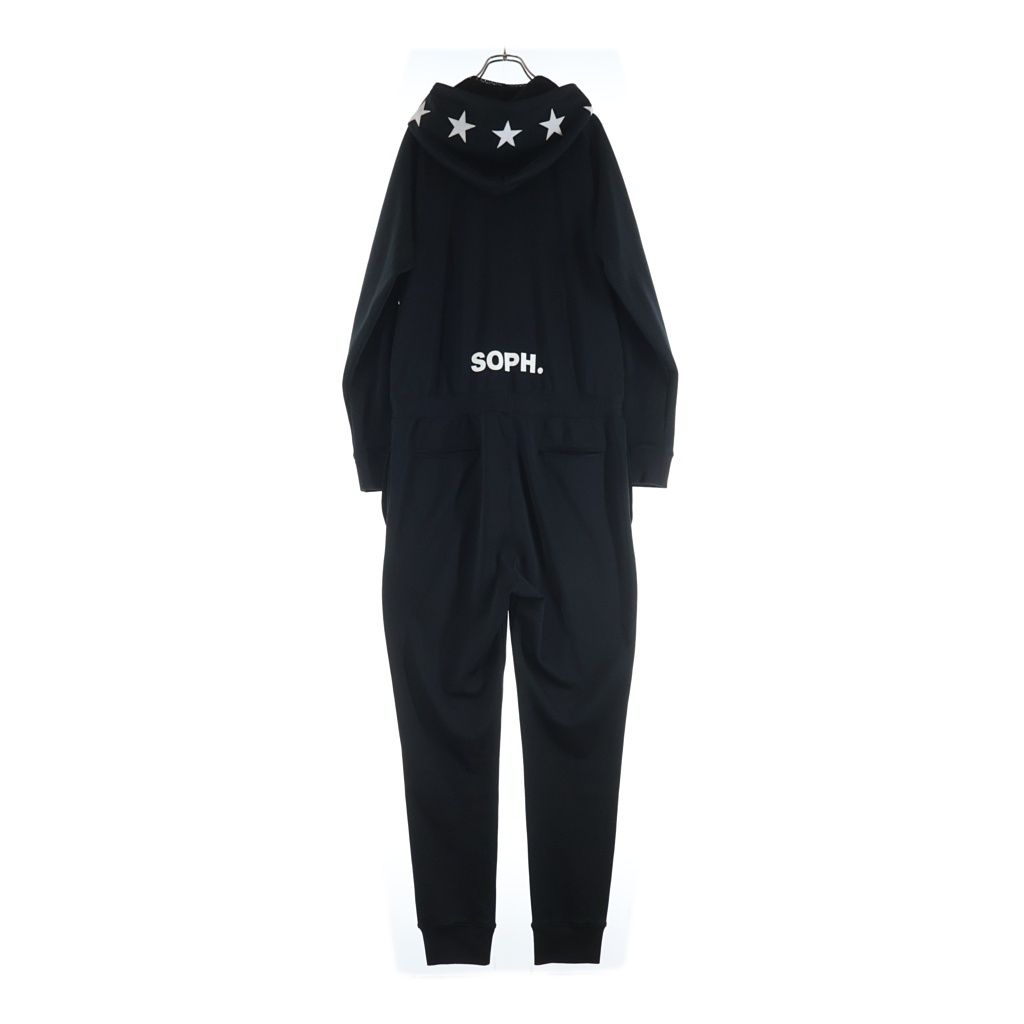 SOPH. Bristol ブラックオーバーオール つなぎ SOPH. | 4WAY STRETCH