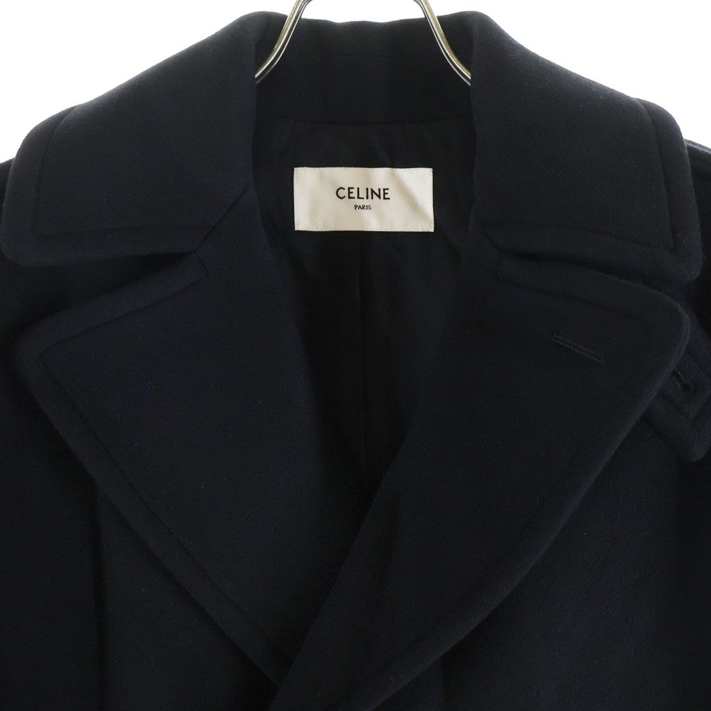 CELINE (セリーヌ) カシミヤウール トリオンフ金ボタン ミリタリー