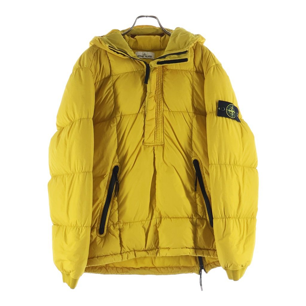 STONE ISLAND (ストーンアイランド) ハーフジップ ダウンジャケット イエロー 691541323