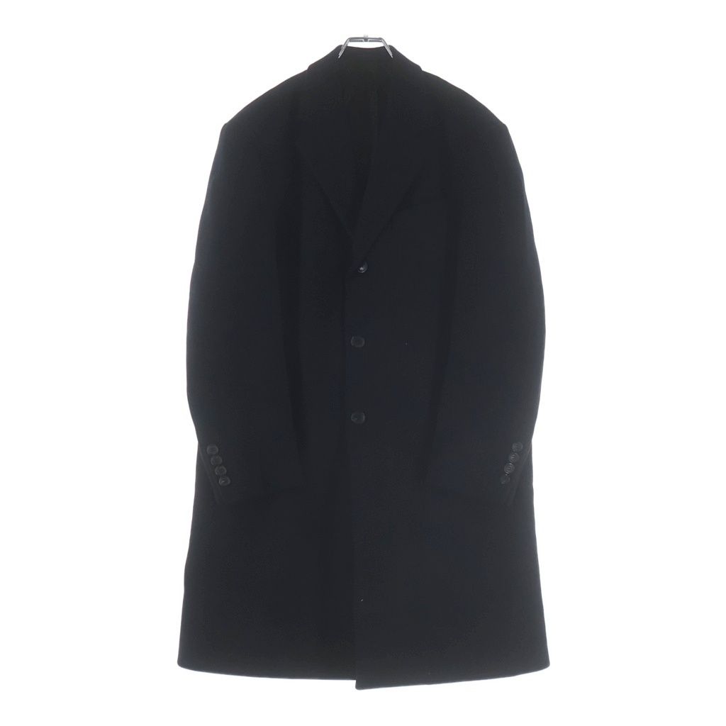 PRADA (プラダ) Wool Chesterfield Coat ウールチェスターコート ブラック PT8084 30,706円