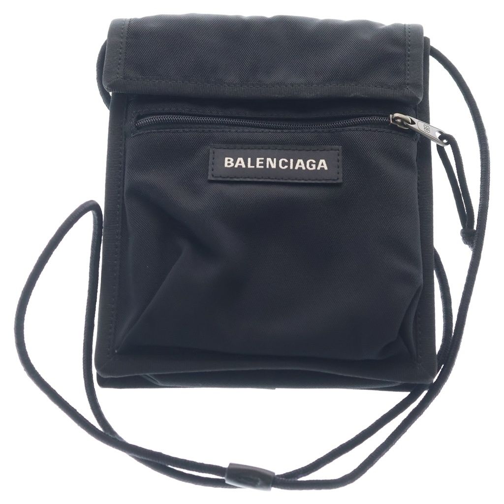 BALENCIAGA (バレンシアガ) エクスプローラー ポシェット ショルダーバッグ ポーチ ブラック 532298