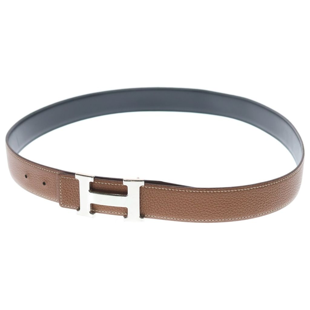HERMES (エルメス) コンスタンス リバーシブルレザーベルト ブラック