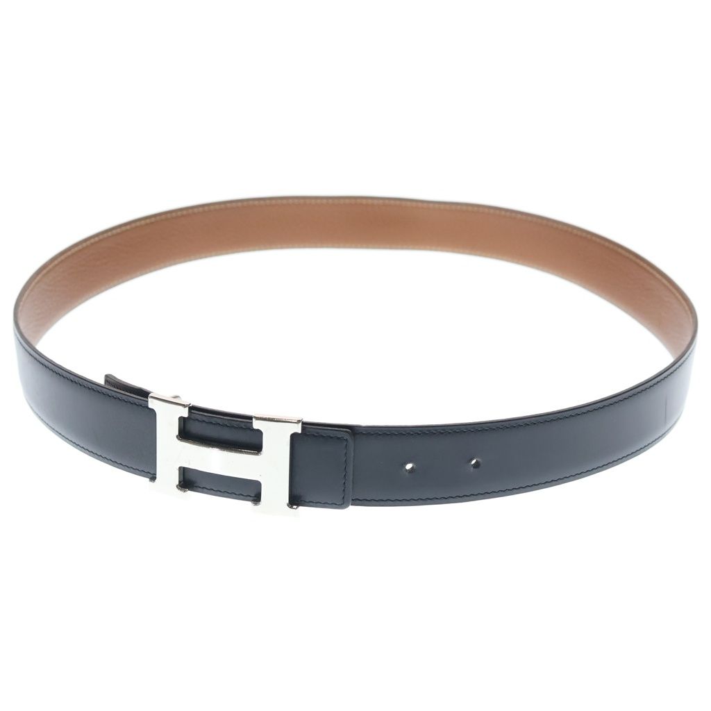 HERMES (エルメス) コンスタンス リバーシブルレザーベルト ブラック