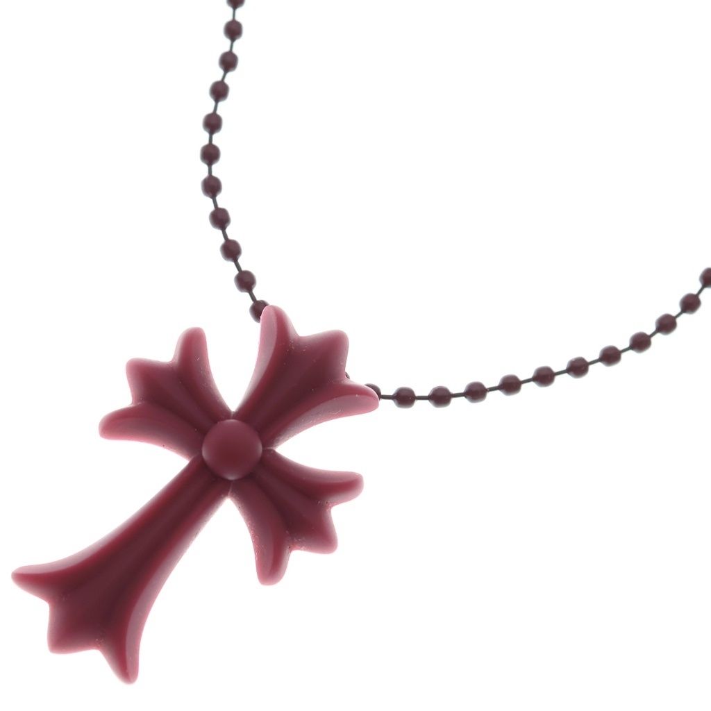 CHROME HEARTS (クロムハーツ) RUBBER CH CRS SML スモールCHクロス ラバーネックレス シリコン BCA306