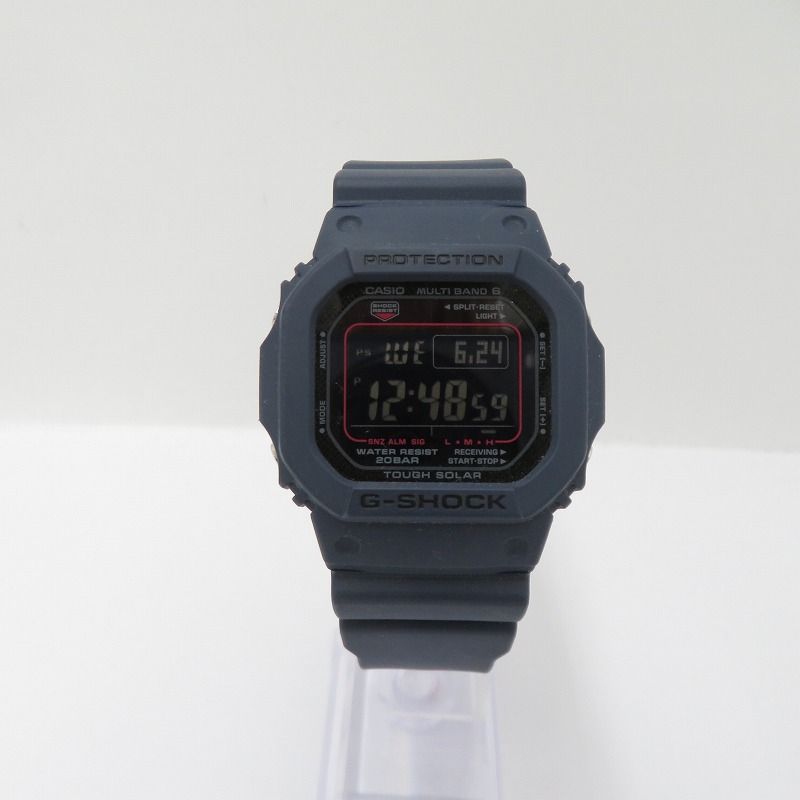 【瀬戸大橋店】 中古 G-SHOCK | ジーショック 腕時計 デジタル 電波ソーラー GW-M5610U-2 ネイビー 【131】